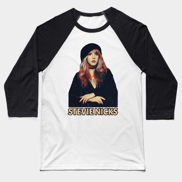 Ton STEVIE nicks Baseball T-Shirt by SIRAJAGUGUK